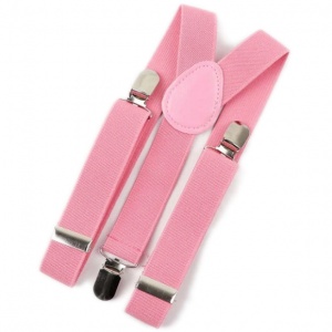 Baby / Toddler Watermelon Pink Y-Back Adjustable Braces